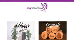 Desktop Screenshot of edgproductions.com