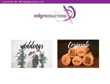 Tablet Screenshot of edgproductions.com